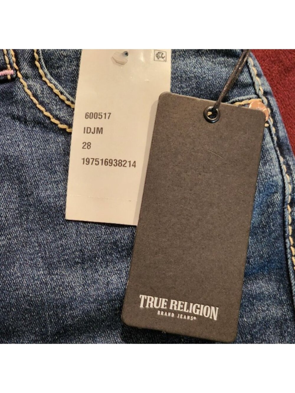 True Religion Women's Denim Jeans High Rise Super Skinny Blue Size 28 NWT - Picture 11 of 16